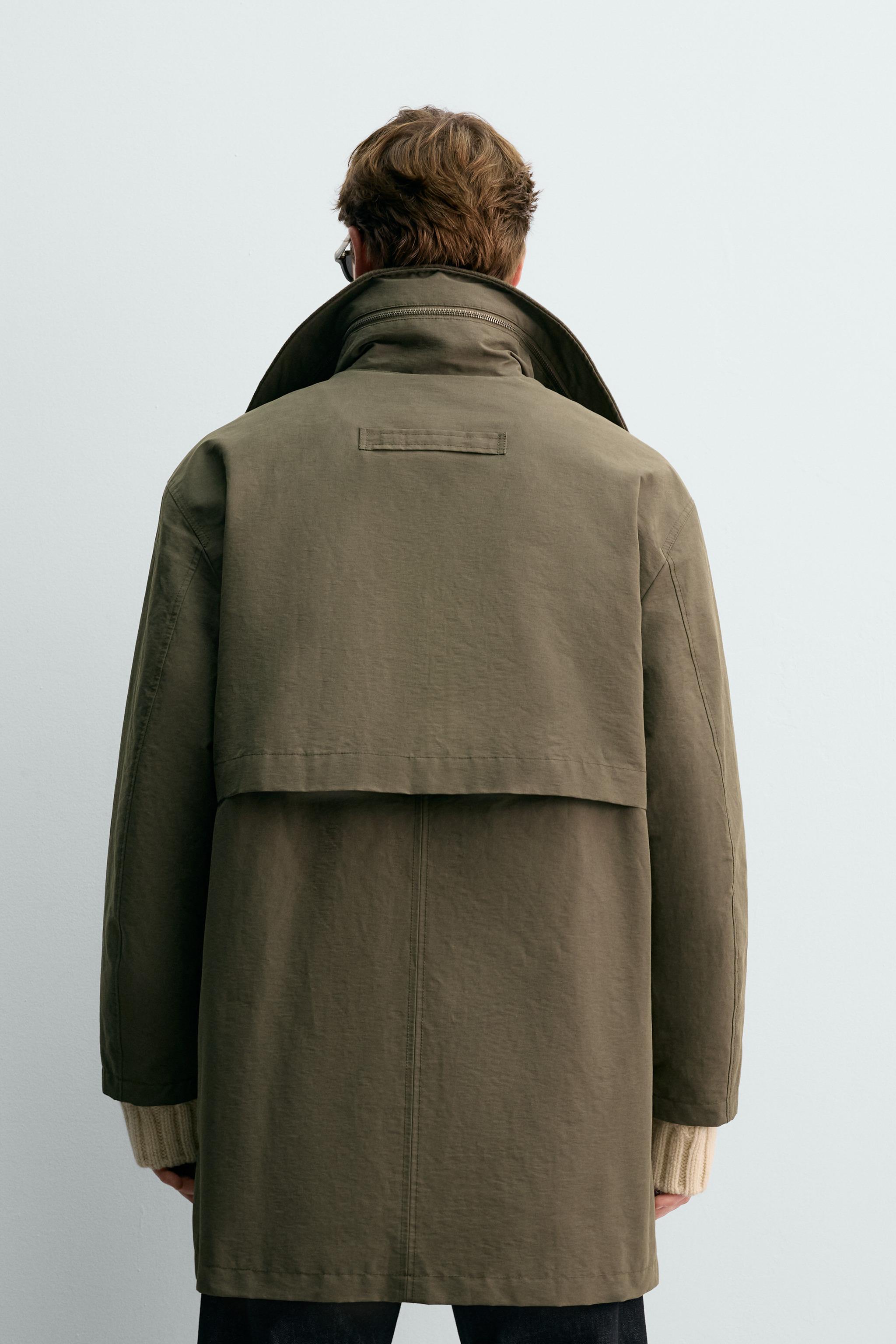 COMBINATION COLLAR TECHNICAL PARKA AARON LEVINE X ZARA